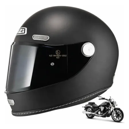 CAPACETE NZI REVIVAL PRETO FOSCO 58
