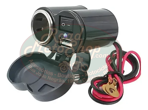 CARREGADOR P/CELULAR MOTOCICLETA DC 12-45V CS-10 HMASTON