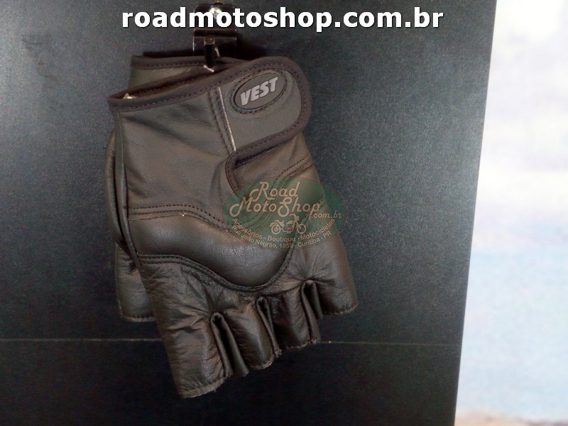 LUVA VEST MEIO DEDO PRETA