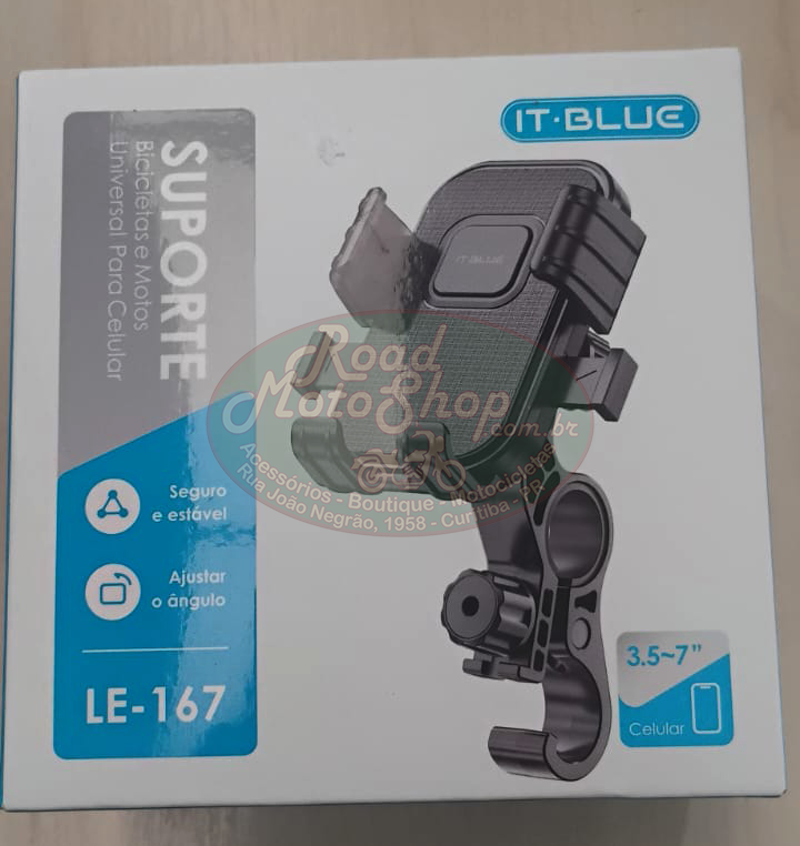 SUPORTE DE CELULAR PARA MOTO MOTO  LE-167