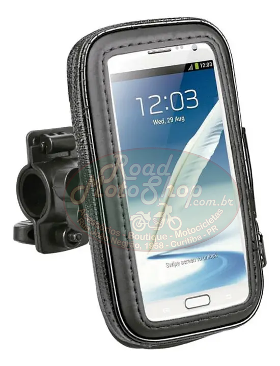 SUPORTE DE CELULAR PARA MOTO A PROVA DAGUA USB 2A TOMATE MTG-016M