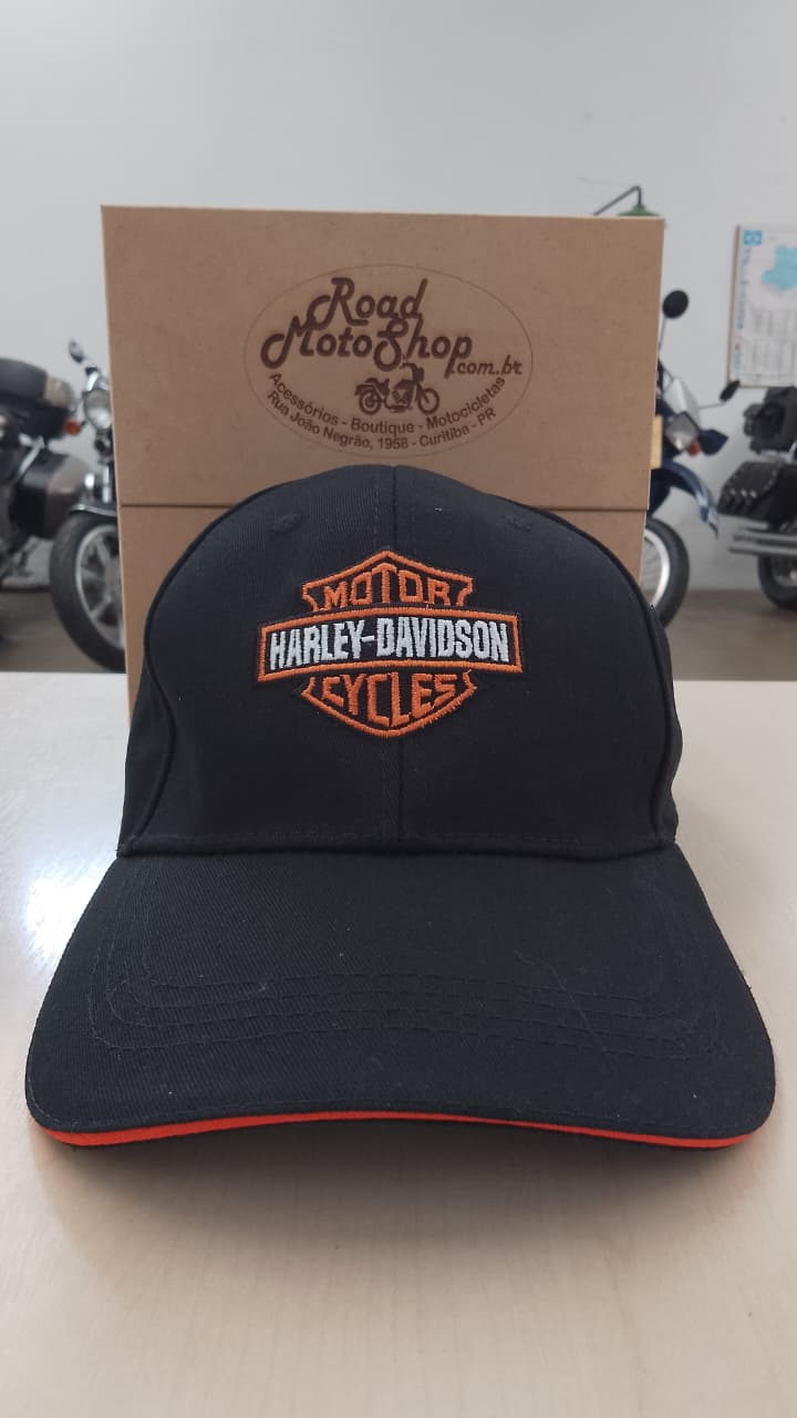 BONÉ HARLEY DAVIDSON PRETO