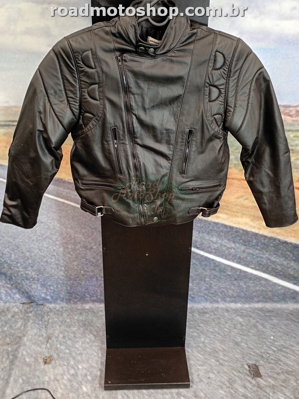 JAQUETA, COURO, COM PROTEÇÃO, MASCULINO