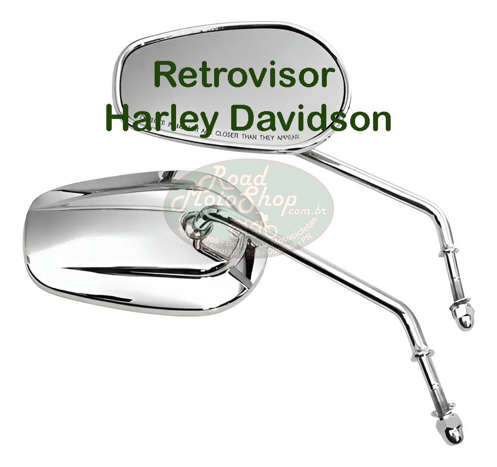 RETROVISOR HARLEY DAVIDSON CROMADO